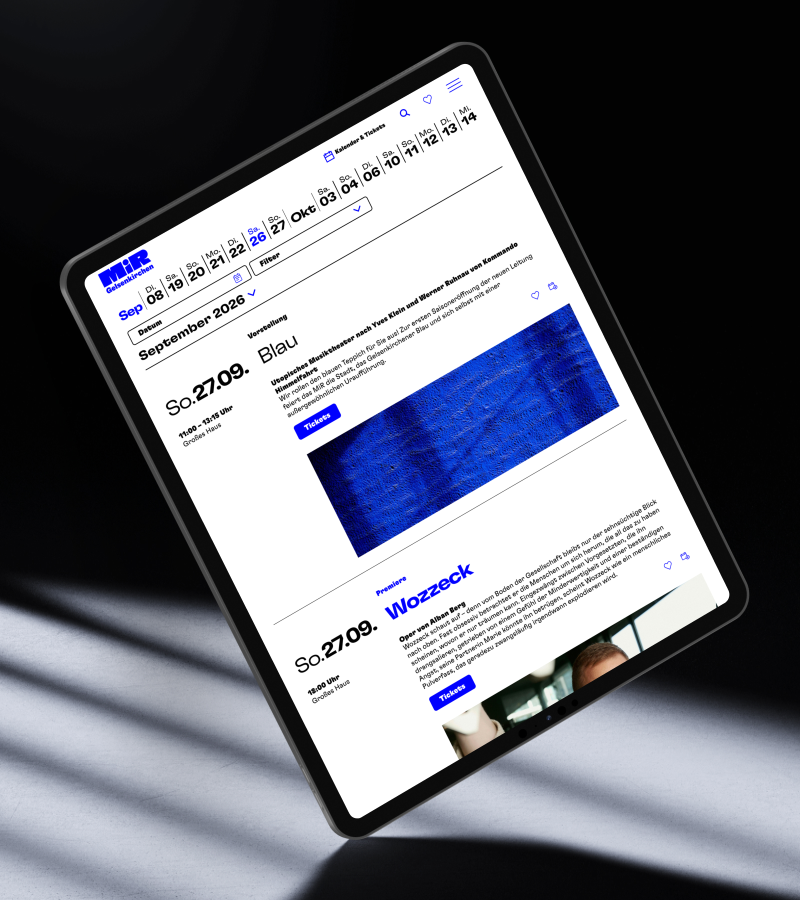 MiR Kalender iPad MiR Kalender iPad